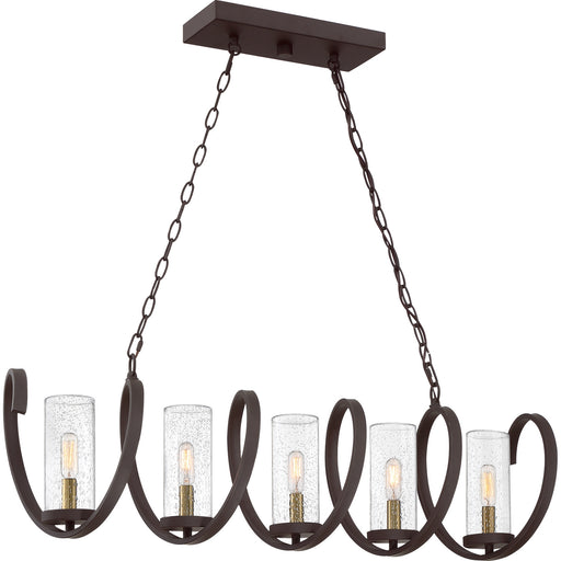 Quoizel - TMT540WT - Five Light Island Chandelier - Tumult - Western Bronze