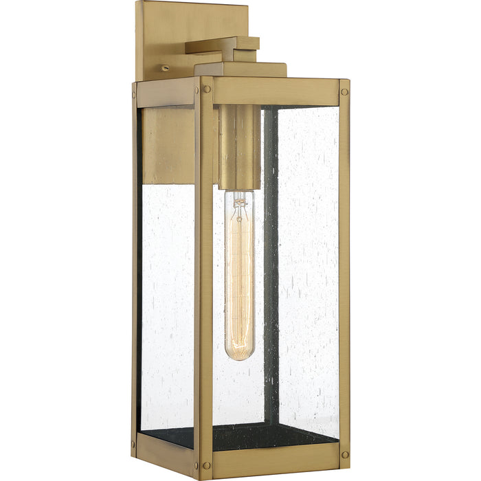 Quoizel - WVR8406A - One Light Outdoor Wall Lantern - Westover - Antique Brass