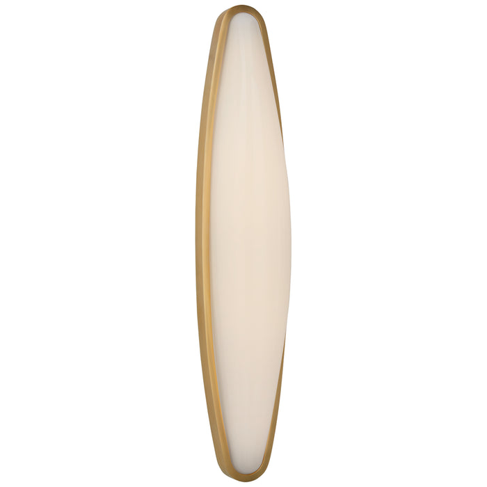 Visual Comfort Signature - ARN 2401HAB-WG - LED Bath Sconce - Ezra - Hand-Rubbed Antique Brass