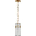 Visual Comfort Signature - ARN 5123HAB-CG - One Light Pendant - Bonnington - Hand-Rubbed Antique Brass