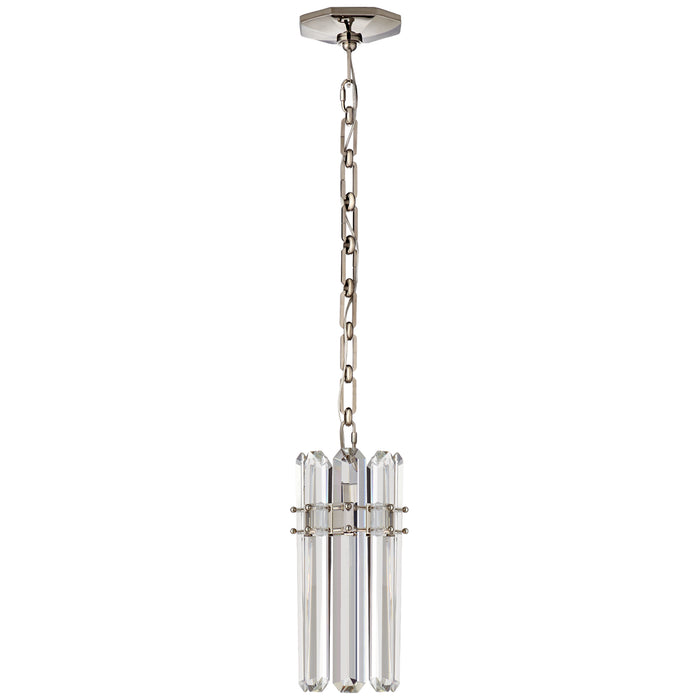 Visual Comfort Signature - ARN 5123PN-CG - One Light Pendant - Bonnington - Polished Nickel