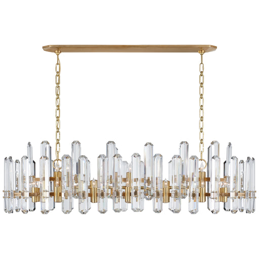 Visual Comfort Signature - ARN 5127HAB-CG - 24 Light Chandelier - Bonnington - Hand-Rubbed Antique Brass