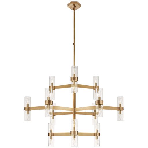 Visual Comfort Signature - ARN 5272HAB-CG - 24 Light Chandelier - Margita - Hand-Rubbed Antique Brass