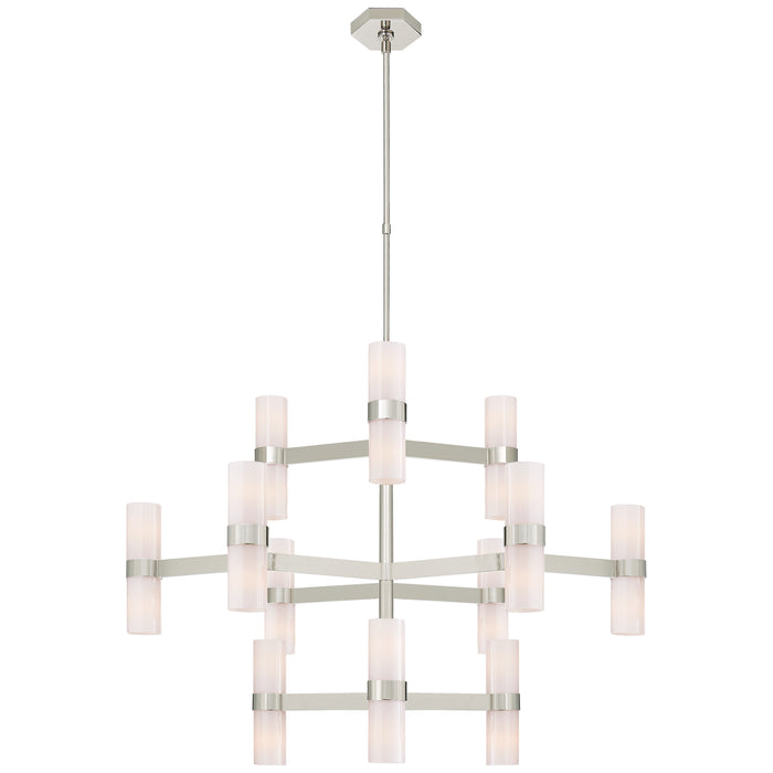 Visual Comfort Signature - ARN 5272PN-WG - 24 Light Chandelier - Margita - Polished Nickel