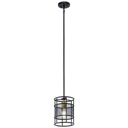 Kichler - 43597BK - One Light Mini Pendant - Piston - Black