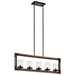 Kichler - 44043AUB - Five Light Linear Chandelier - Marimount - Auburn Stained Finish