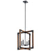 Kichler - 44044AUB - Four Light Pendant - Marimount - Auburn Stained Finish