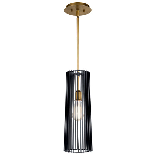 Kichler - 44169BK - One Light Pendant - Linara - Black