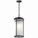 Kichler - 49689BK - One Light Outdoor Pendant - Toman - Black