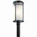 Kichler - 49690BK - One Light Outdoor Post Mount - Toman - Black