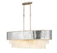 Fredrick Ramond - FR32709CPG - LED Linear Chandelier - Reverie - Champagne Gold