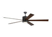 Generation Lighting. - 5VMR72OZD - 72" Ceiling Fan - Vision - Oil Rubbed Bronze