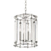 Hudson Valley - 2812-PN - Four Light Pendant - Haddon - Polished Nickel