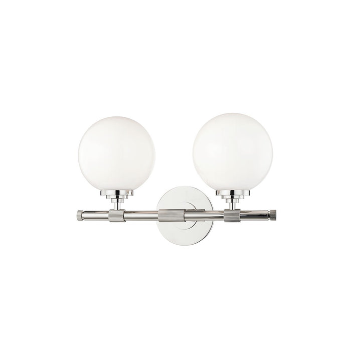 Hudson Valley - 3702-PN - Two Light Bath Bracket - Bowery - Polished Nickel