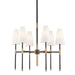 Hudson Valley - 3728-AOB - Six Light Chandelier - Bowery - Aged Old Bronze