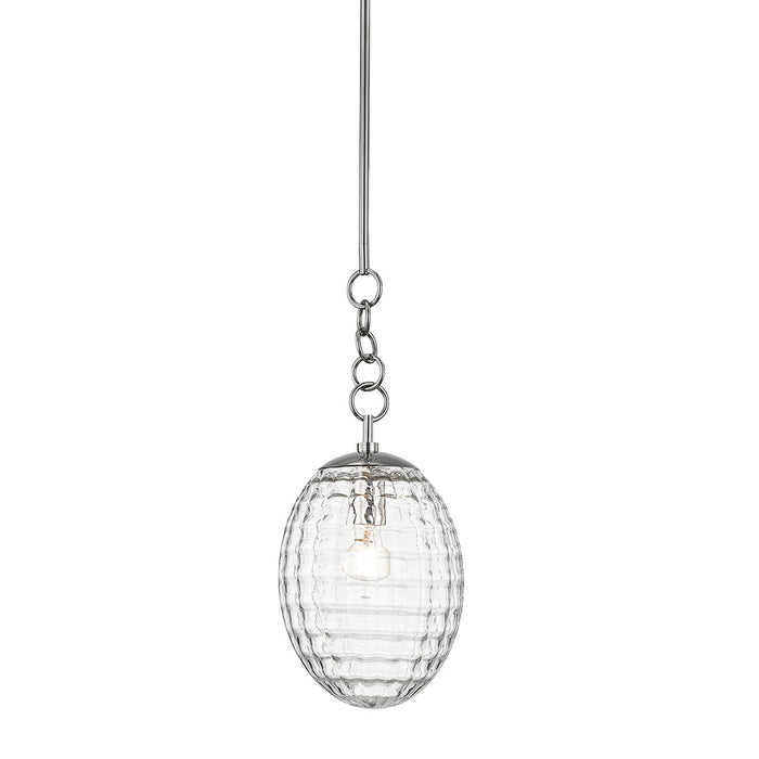 Hudson Valley - 4908-PN - One Light Pendant - Venice - Polished Nickel