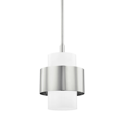 Hudson Valley - 8611-PN - One Light Pendant - Corinth - Polished Nickel