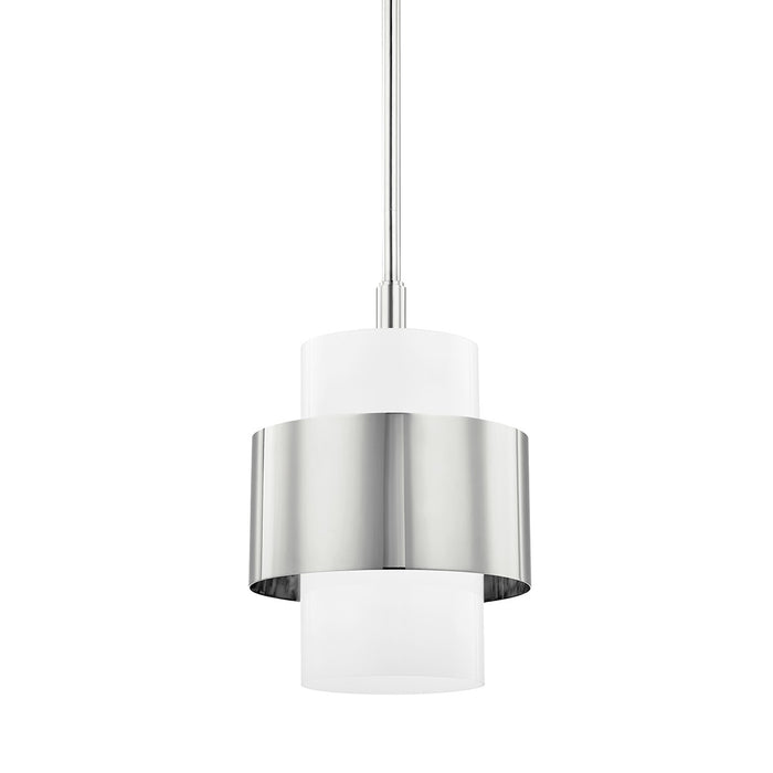 Hudson Valley - 8611-PN - One Light Pendant - Corinth - Polished Nickel