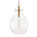 Hudson Valley - BKO103-AGB - LED Pendant - Ivy - Aged Brass