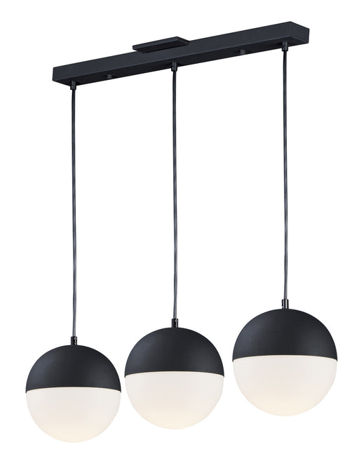 ET2 - E20363-92BK - LED Pendant - Half Moon - Black