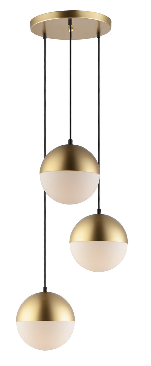 ET2 - E20364-92MG - LED Pendant - Half Moon - Metallic Gold