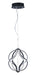 ET2 - E21172-BK - LED Pendant - Aura - Black