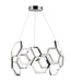 ET2 - E24893-PC - LED Pendant - Polygon - Polished Chrome