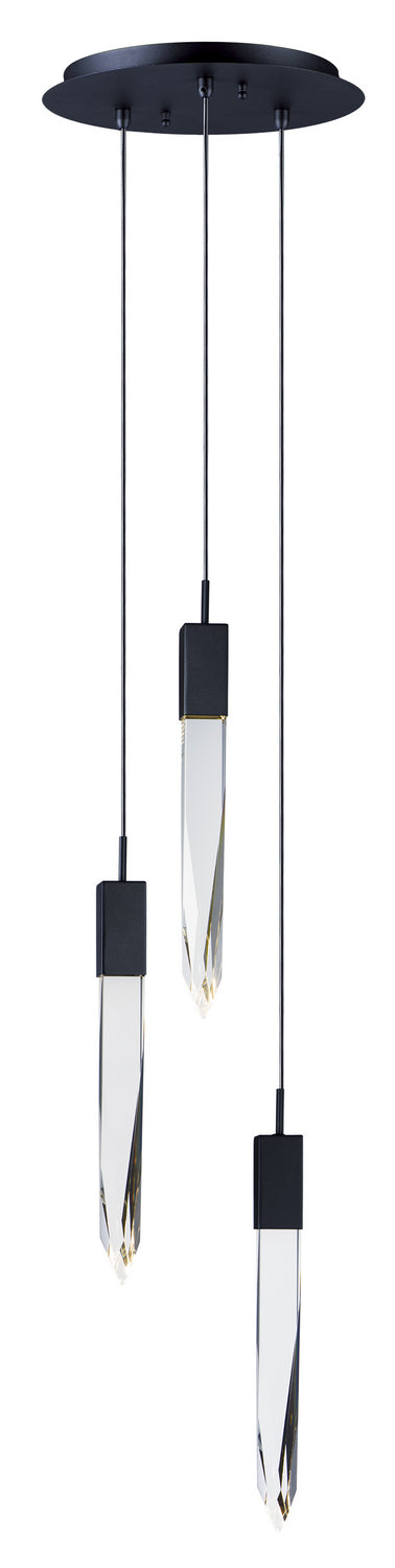 ET2 - E31243-20BK - LED Pendant - Quartz - Black