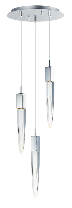 ET2 - E31243-20PC - LED Pendant - Quartz - Polished Chrome