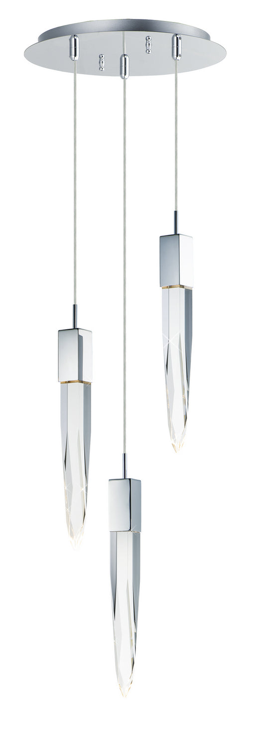 ET2 - E31243-20PC - LED Pendant - Quartz - Polished Chrome