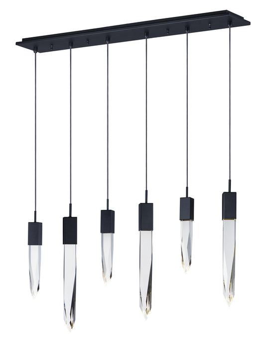 ET2 - E31245-20BK - LED Pendant - Quartz - Black