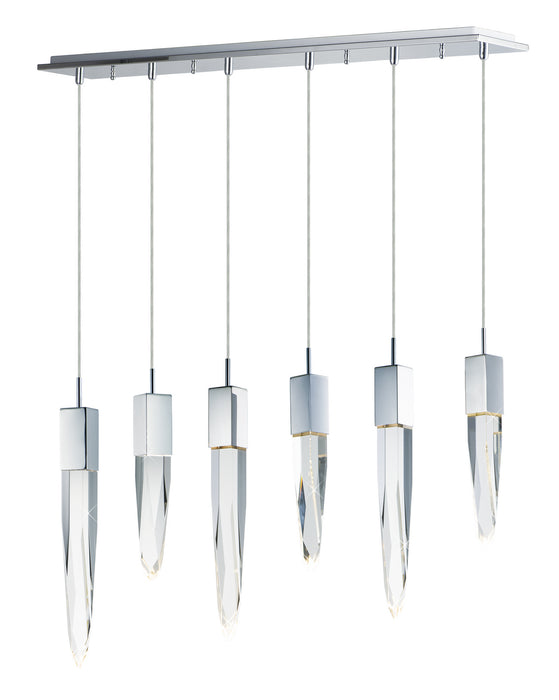 ET2 - E31245-20PC - LED Pendant - Quartz - Polished Chrome