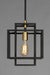 Maxim - 10246BKSBR - One Light Pendant - Liner - Black / Satin Brass