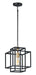 Maxim - 10246BKSBR - One Light Pendant - Liner - Black / Satin Brass