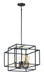 Maxim - 10247BKSBR - Four Light Pendant - Liner - Black / Satin Brass