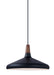 Maxim - 11354WNBK - One Light Pendant - Nordic - Walnut / Black