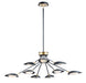 Maxim - 21699BKSBR - LED Chandelier - Scan - Black / Satin Brass