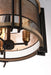 Maxim - 27560BKBWAB - Three Light Flush Mount - Boundry - Black / Barn Wood / Antique Brass