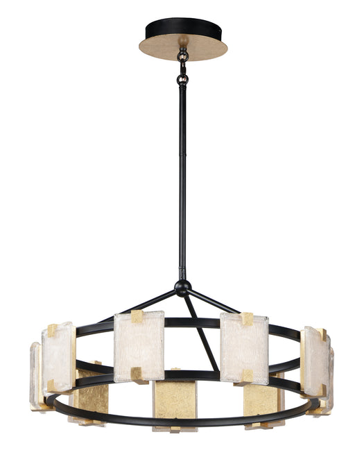 Maxim - 39535CYBKGL - LED Chandelier - Radiant - Black / Gold Leaf