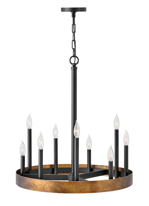 Hinkley - 3866WA - LED Chandelier - Wells - Weathered Brass