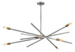 Hinkley - 4766BN - LED Chandelier - Archer - Brushed Nickel