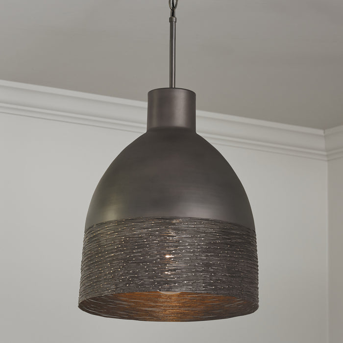 Capital Lighting - 335112GI - One Light Pendant - Sana - Grey Iron