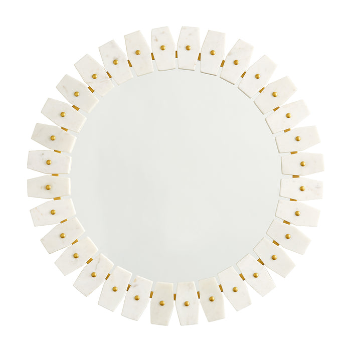 Capital Lighting - 735404MM - Mirror - Mirror - Marble with Brushed Brass Metal