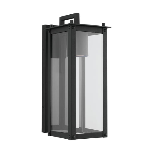 Capital Lighting - 934611BK-GL - One Light Outdoor Wall Lantern - Hunt - Black