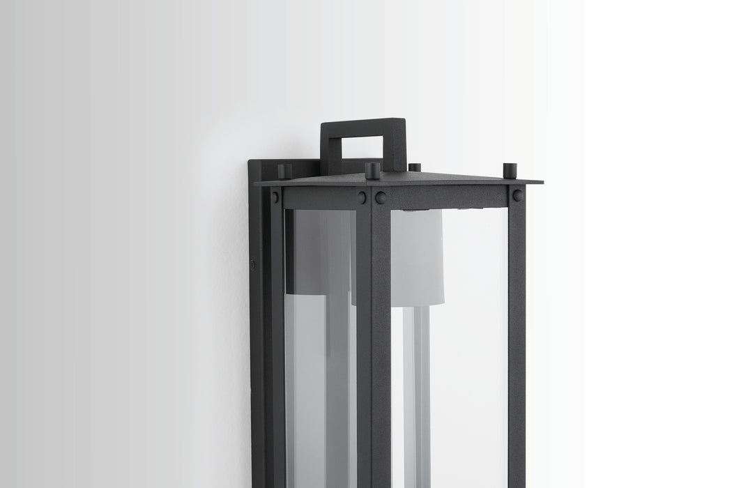 Capital Lighting - 934611BK-GL - One Light Outdoor Wall Lantern - Hunt - Black