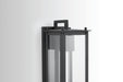 Capital Lighting - 934611BK-GL - One Light Outdoor Wall Lantern - Hunt - Black