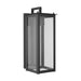 Capital Lighting - 934612BK-GL - One Light Outdoor Wall Lantern - Hunt - Black