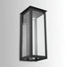 Capital Lighting - 934641BK-GL - One Light Outdoor Wall Lantern - Hunt - Black