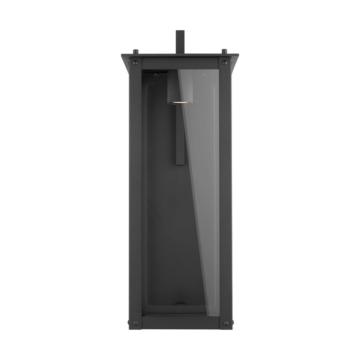 Capital Lighting - 934641BK-GL - One Light Outdoor Wall Lantern - Hunt - Black