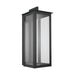 Capital Lighting - 934642BK-GL - One Light Outdoor Wall Lantern - Hunt - Black